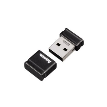 Памет 16GB USB Flash Drive, Hama "Smartly" mini, USB 2.0, черна | JAR Computers HAMA Smartly mini 16GB