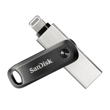 Памет 256GB USB Flash Drive, SanDisk iXpand Flash Drive Go, USB 3.0, сребриста, OTG | JAR Computers SanDisk 256GB iXpand Flash Drive Go SDIX60N-256G-G