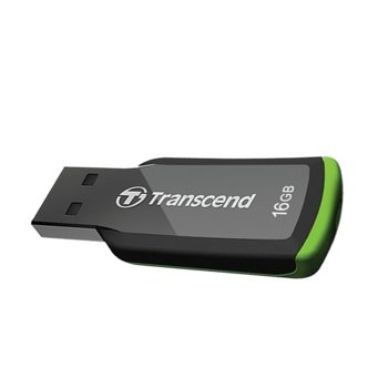 Памет 16GB USB Flash Drive, Transcend JetFlash 360, USB 2.0, черна/зелена | JAR Computers Transcend 16GB JETFLASH 360 (Green)