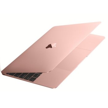 Лаптоп Apple MacBook (Z0TE0002G/BG)(розово златист), двуядрен Skylake Intel Core m5-6Y54 1.1/2.7GHz, 12.0" (30.48 cm) IPS Retina Display, 8GB, 512GB SSD, USB 3.1 (Type-C), OS X El Capitan, 0.92kg | JAR Computers Apple MacBook (Z0TE0002G/BG)