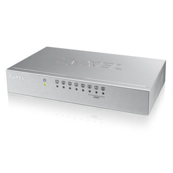Суич ZyXEL ES-108A v3, 100Mbps, 8 порта, 8x 10/100 Ethernet port image