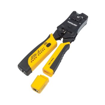 Клещи Intellinet 780124, за RJ45/RJ11, с тестер | JAR Computers Intellinet 780124 за RJ45/RJ11 с тестер,