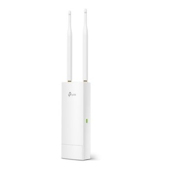 Точка за достъп TP-LINK CAP300 Outdoor, 2.4GHz, 300Mbps, 1x LAN100, IEEE802.3af PoE, 2x външни антени | JAR Computers TP-LINK 300Mbps Wireless N Outdoor Access Point