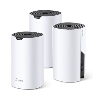 Безжична Mesh Wi-fi система TP-Link Deco S4 (3-pack), 1200Mbps, 2.4GHz (300 Mbps), 5GHz (867Mbps), Wireless AC, 2x Gigabit Ethernet Ports (WAN/LAN), 3 устройства | JAR Computers TP-Link Deco S4(3-pack)