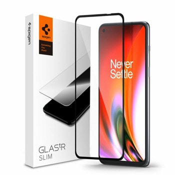 Протектор от закалено стъкло /Tempered Glass/ за OnePlus Nord 2 5G/Nord CE 5G, Spigen Glass.Tr Slim HD | JAR Computers Spigen Glass.Tr Slim HD за OnePlus Nord 2 5G/CE 5G