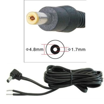 Захранващ кабел за HP 4.8*1.7мм 90W 1,2м | JAR Computers DC кабел за HP 4.8*1.7 90W 1,2M - 18204