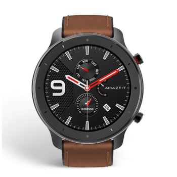 Смарт часовник Xiaomi Amazfit GTR 47mm - Aluminium Alloy, 1.39" (3.53 cm) AMOLED Gorilla Glass 3, до 24 дни живот на батерията, IP68, 6-осен сензор за ускорение, черен | JAR Computers Xiaomi Amazfit GTR 47mm - Aluminium Alloy EU