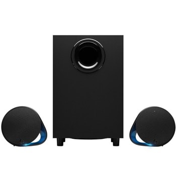 Тонколони Logitech G560, 2.1, 120W, Bluetooth, 3.5mm жак, USB, черни, RGB подсветка image