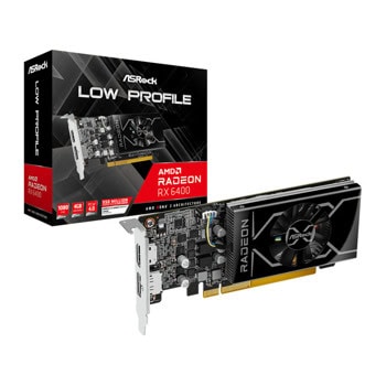 ASRock Radeon RX 6400 Low Profile RX6400 LP 4G