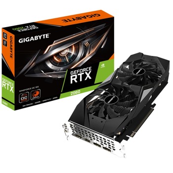 Видео карта NVIDIA GeForce RTX 2060, 12 GB, GIGABYTE WINDFORCE OC, PCI Express 3.0, GDDR6, 192-bit, DisplayPort, HDMI | JAR Computers Видео карта GIGABYTE WINDFORCE OC RTX 2060 12GB