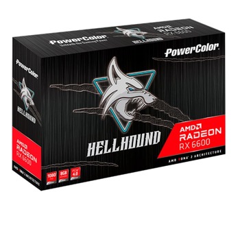 PowerColor Hellhound AMD Radeon RX 6600 8GB GDDR6