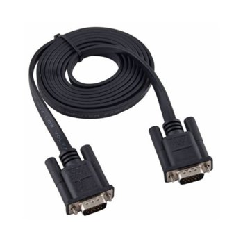 Кабел DeTech, от VGA(м) към VGA(м), 3m, черен | JAR Computers DeTech VGA(м) към VGA(м) 3m df18141