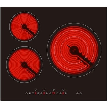 Плот за вграждане Arielli ACH-593T, 3 нагревателни зони, витрокерамичен, сензорно управление, 5250W, черен | JAR Computers Arielli ACH-593T