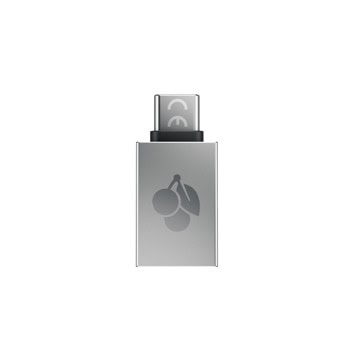 Преходник CHERRY, от USB-A (м) към USB-C(ж), 61710036, сиво | JAR Computers Преходник CHERRY от USB-A (м) към USB-C(ж)