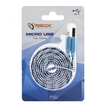 Sbox USB-103CF-BL USB A(м) към USB Micro B(м) 1m