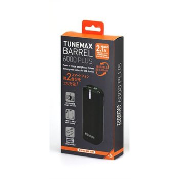 Външна батерия/power bank/ Tunewear Tunemax Barrel Plus 6000 mAh, черна | JAR Computers Tunewear Tunemax Barrel Plus 6000 mAh 18221