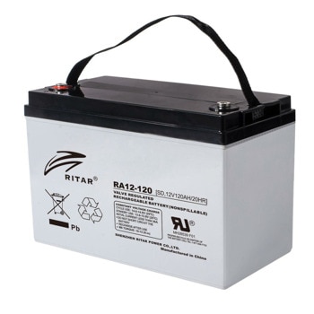 Акумулаторна батерия Ritar Power RA12-120, 12V, 120Ah, AGM, F5(M8)/F12(M8) конектори | JAR Computers Ritar Power RA12-120