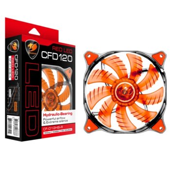 Cougar Gaming CFD RED LED FAN CF-D12HB-R