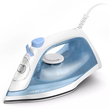 Ютия Philips DST1030/20, вместимост на резервоара 0.250 l, 20 g/min непрекъсната пара, 90 gr/min парен удар, 2000W, синя | JAR Computers ютия philips dst1030/20
