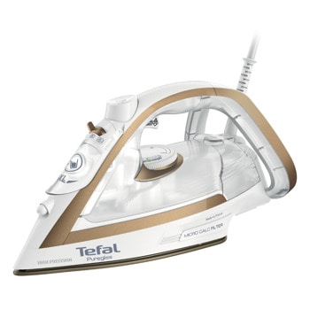 Парна ютия Tefal FV8042E0, 270 мл. резервоар, 2900W, бяла | JAR Computers Парна ютия Tefal FV8042E0