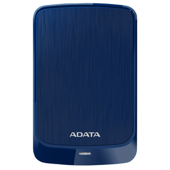 Твърд диск 1TB, A-DATA HV320, син, външен, 2.5" (6.35cm), USB 3.2 | JAR Computers Adata 1TB HV320 AHV320-1TU31-CBL