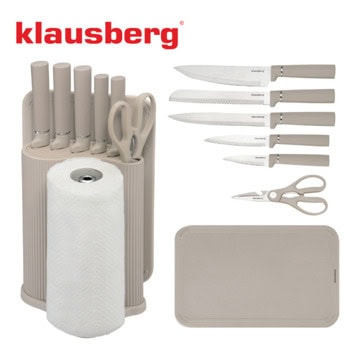 комплект ножове klausberg kb 7978 части бежови | JAR Computers комплект ножове klausberg kb 7978 части бежови