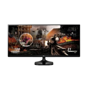 Монитор 34"(86.36 cm) LG 34UM58, IPS панел, UWHD, 5ms, 5 000 000:1, 250cd/m2, HDMI | JAR Computers LG 34UM58-P