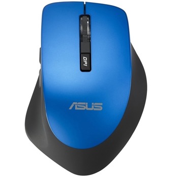 Мишка Asus Wireless WT425, оптична (1600 DPI), безжична, USB, синя, 5 бутона image