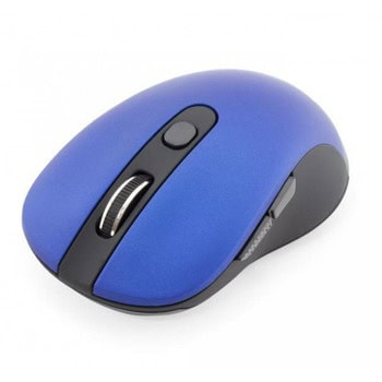 Мишка SBOX WM-911BL, оптична (1600 dpi), безжична, USB, гумирано покритие, синя | JAR Computers SBOX WM-911BL