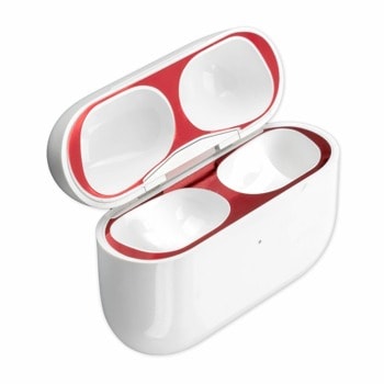 Предпазители 4smarts Dust Protector Foil, за Apple Airpods/Airpods 2, метално, червени image
