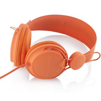 Слушалки с микрофон Modecom MC-400 FRUITY оранжеви