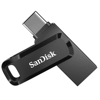 Памет 128GB USB Flash Drive, SanDisk Ultra Dual Drive Go (SDDDC3-128G-G46), USB 3.1 Type A/C, OTG | JAR Computers SanDisk SDDDC3-128G-G46