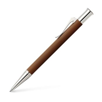 Химикалка Faber-Castell Guilloche, черен цвят на писане, кафява | JAR Computers Химикалка Graf von Faber-Castel Guilloche коняк