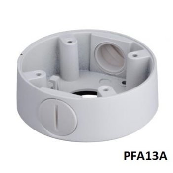 Разпределителна кутия Dahua PFA13A, алуминий, 96.8 х 33.5mm до 1кг товар, за куполни камери, бяла | JAR Computers Разпределителна кутия Dahua PFA13A