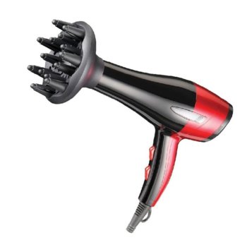 Сешоар Sapir SP 1100 CL, 1600W, концентратор, дифузер, черно/червен | JAR Computers Sapir SP 1100 CL