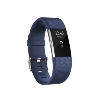 Fitbit Charge 2 Large Size BlueSilver FB407SBUL-EU