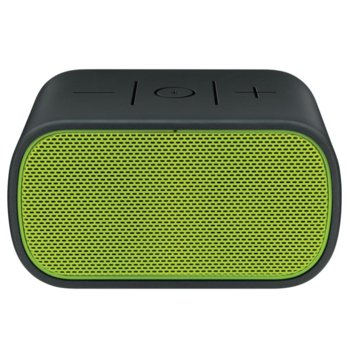 Тонколони Logitech Ultimate Ears Mini Boom (984-000342), 1.0, Bluetooth, черни със зелена мрежа | JAR Computers Тонколони Logitech Ultimate Ears Mini