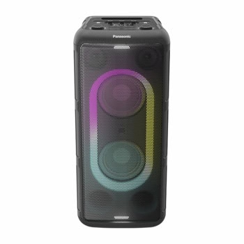 Караоке колона Panasonic SC-TMAX45, 2.0, 1000W RMS, Bluetooth, USB, Jack 6.3mm, Jack 3.5mm, черна, RGB подсветка | JAR Computers Panasonic SC-TMAX45