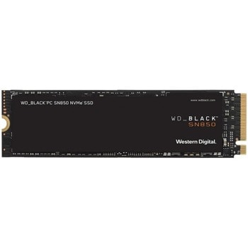 Памет SSD 2TB, Western Digital Black SN850 (WDS200T1X0E-00AFY0) Without Heatsink, NVMe, M.2 (2280), скорост на четене 7000 MB/s, скорост на запис 4100 MB/s image