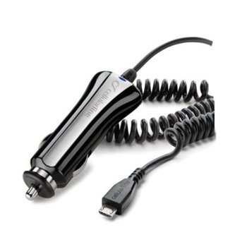 Зарядно устройство за кола Cellular Line IT2268, 12/24V, усилено, 2,1A, Micro USB, за смартфони/таблети, черно | JAR Computers Cellular Line 12/24V Micro USB IT2268