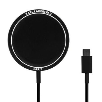 Karl Lagerfeld Magnetic Qi Charger KLCBMSIKBK