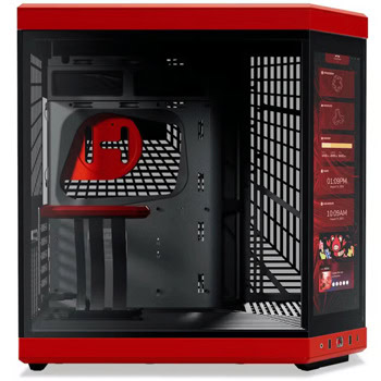 HYTE Y70 Tempered Glass Black/Red CS-HYTE-Y70-BR