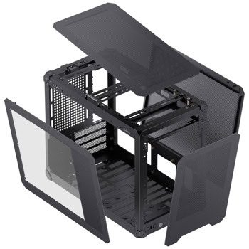 кутия jonsbo c6 max black gejb-158 | JAR Computers кутия jonsbo c6 max black gejb-158
