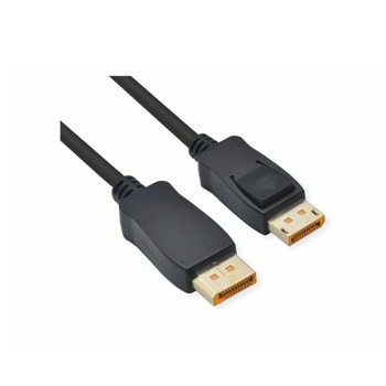 Кабел Roline 11.04.6022, от DisplayPort(м) към DisplayPort(м), 10K, 2m, черен | JAR Computers кабел roline 11.04.6022