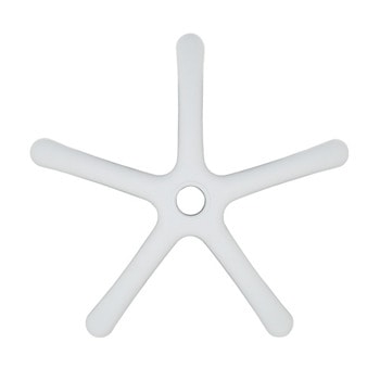 Звезда Carmen за офис стол 6017/6017-1/6017-2, полипропиленова, бяла | JAR Computers Звезда за детски стол Carmen бяла