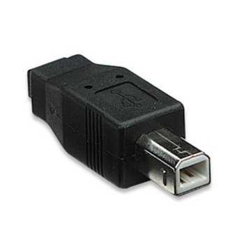 Преходник Manhattan 308670, USB B(м) към Micro-A/B(ж), черен | JAR Computers Manhattan 308670 USB B to Micro-A/B черен