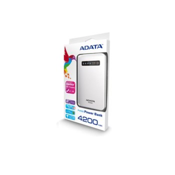 A-Data PV100 4200mAh бяла