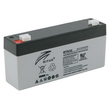 Акумулаторна батерия Ritar Power RT632, 6V, 3.2Ah, AGM, T1(F1) конектори image