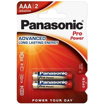 Батерии алкални Panasonic Pro Power LR03/2BP