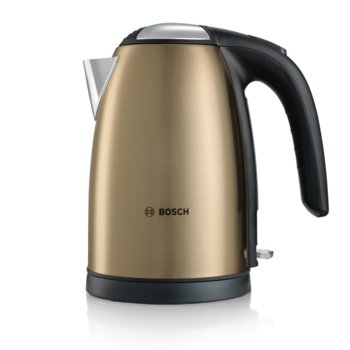 Електрическа кана Bosch TWK7808, вместимост 1,7л., 2200 W, златиста | JAR Computers Bosch TWK7808 Gold